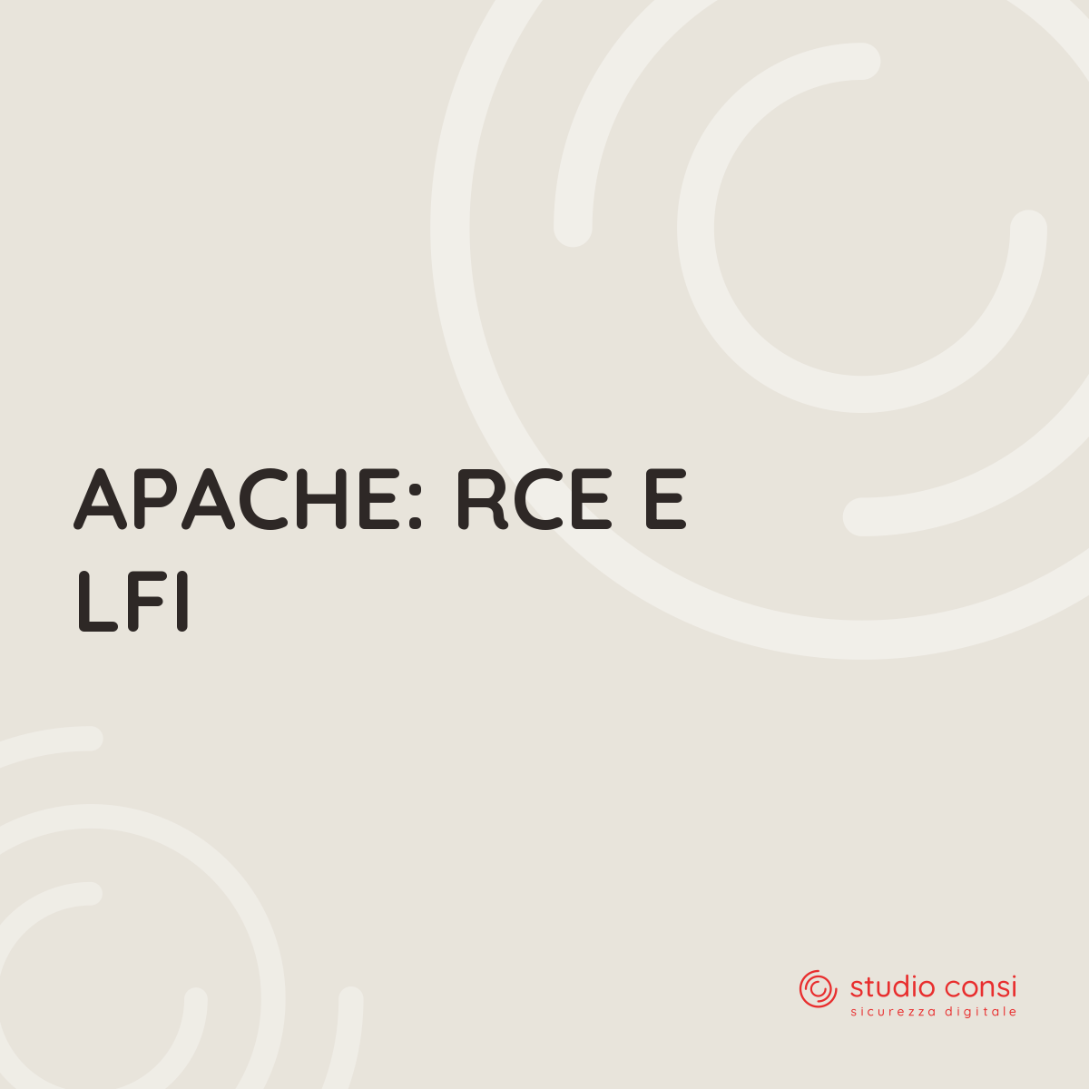Apache: RCE e LFI