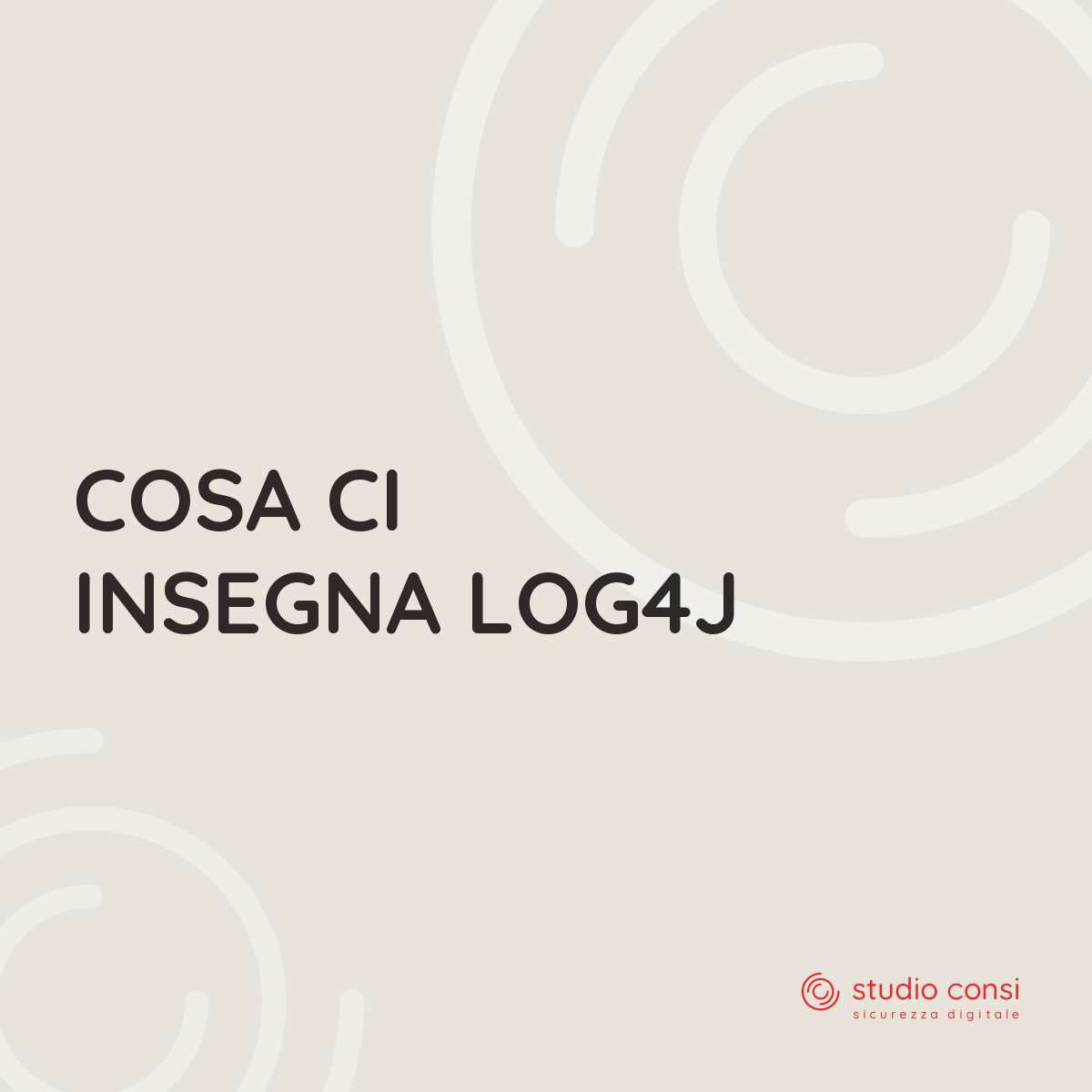 Cosa ci insegna Log4J