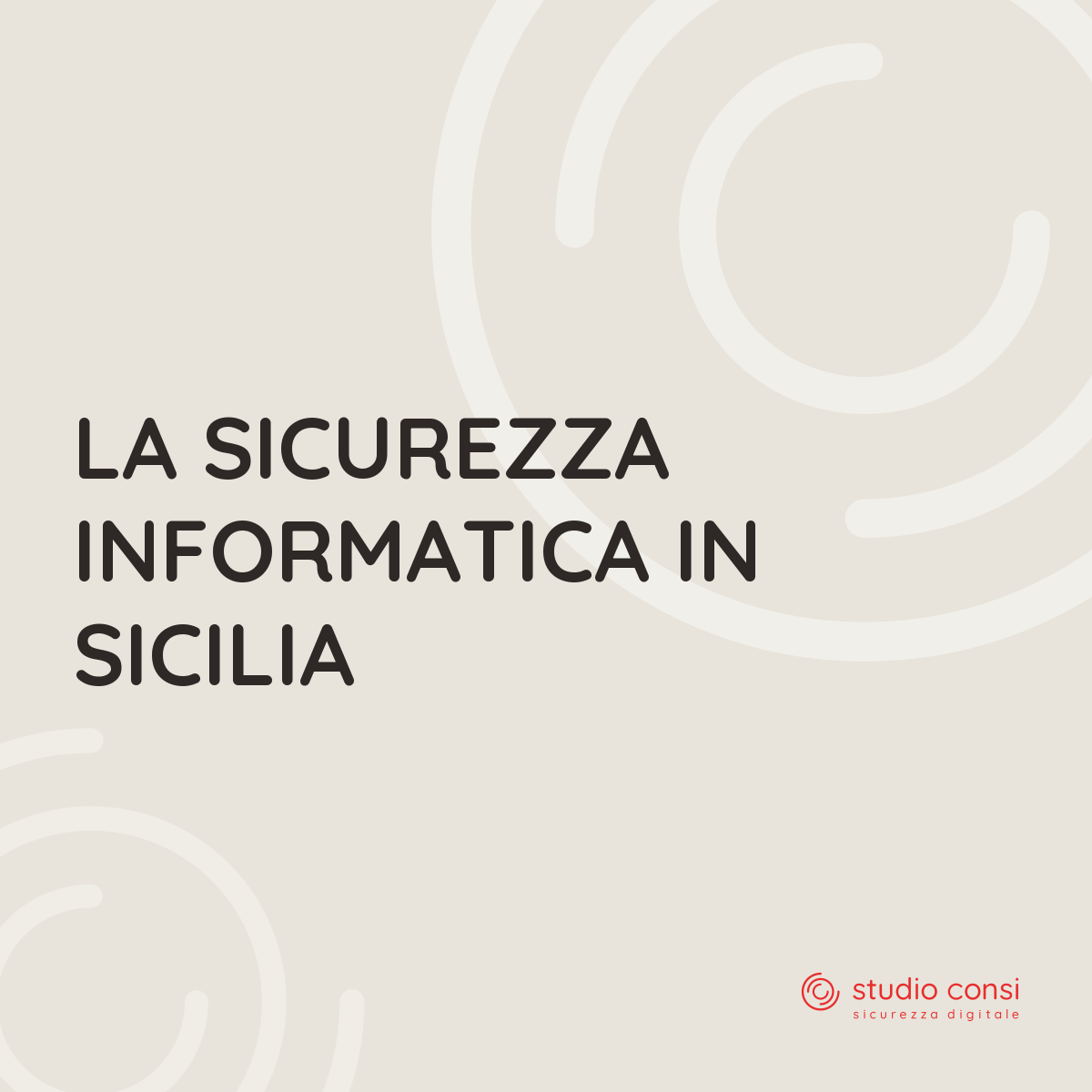 La sicurezza informatica in Sicilia