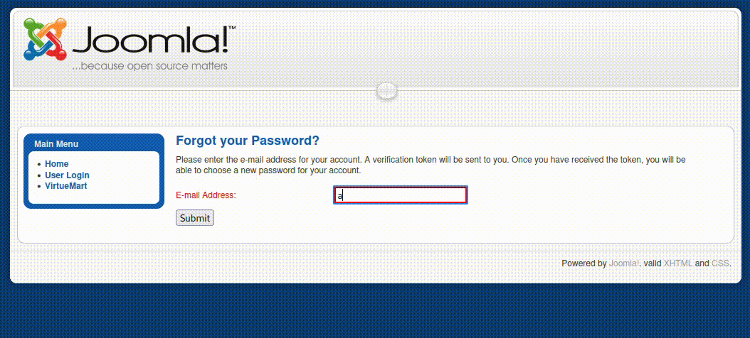 Username Enumeration Password Reset